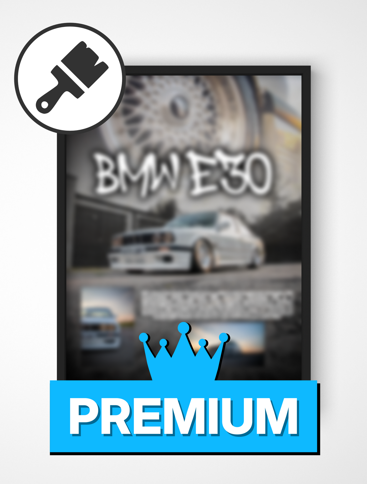 Plakat z Wybranym Samochodem "Zdjęcie" PREMIUM