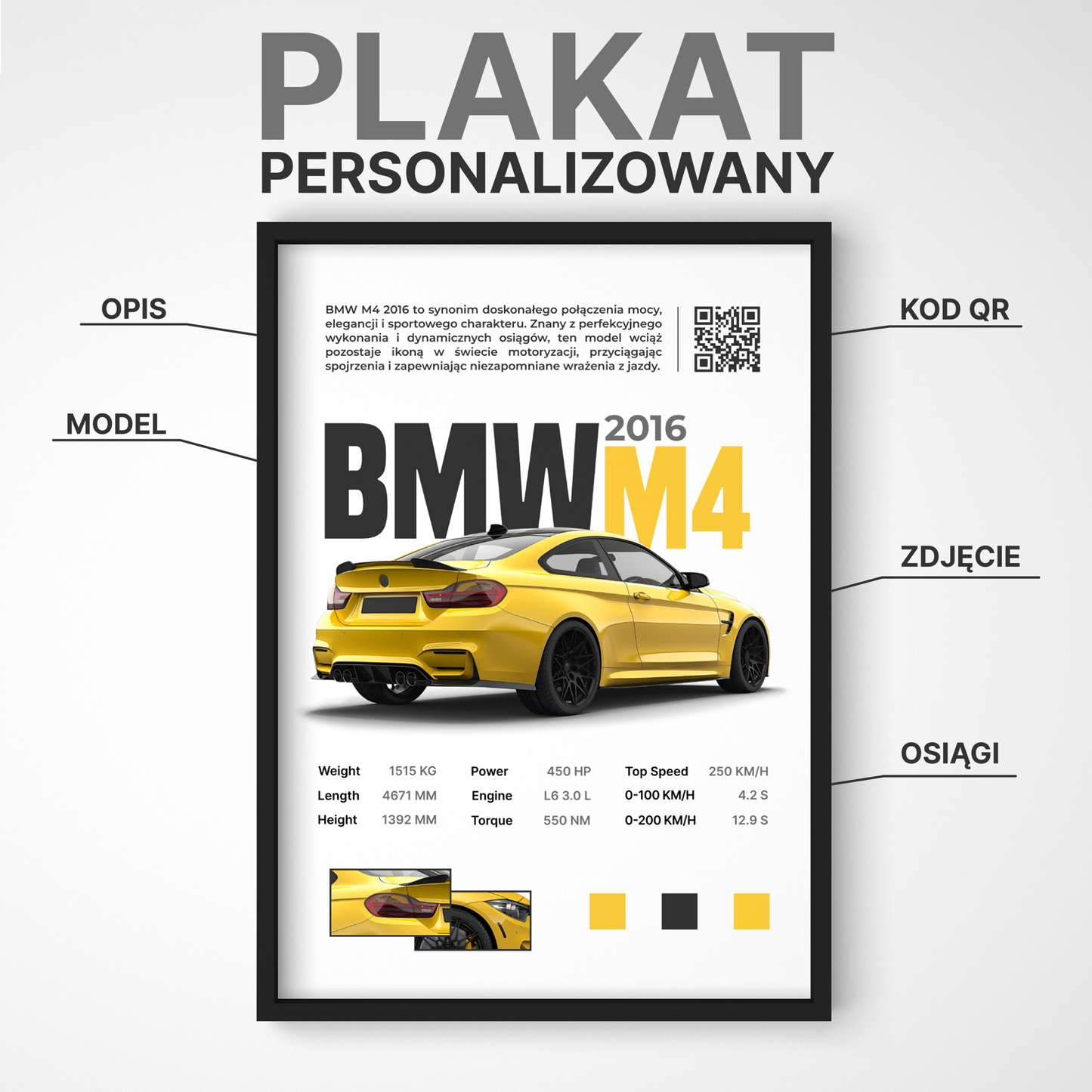 Plakat z Wybranym Samochodem "Gazetka"