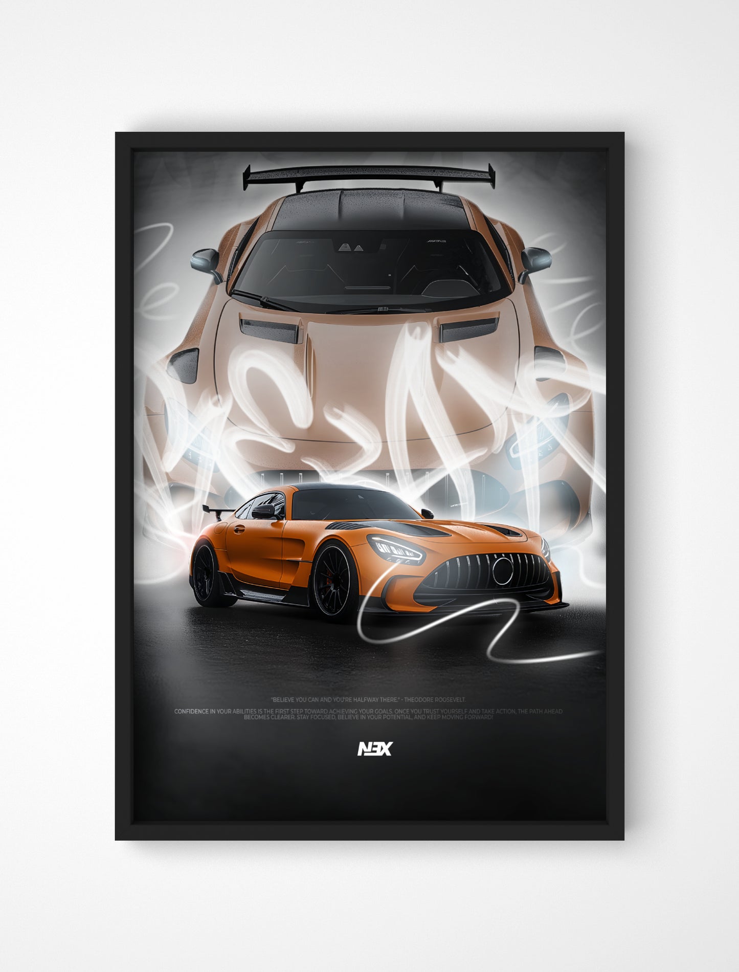 Plakat Mercedes AMG GT