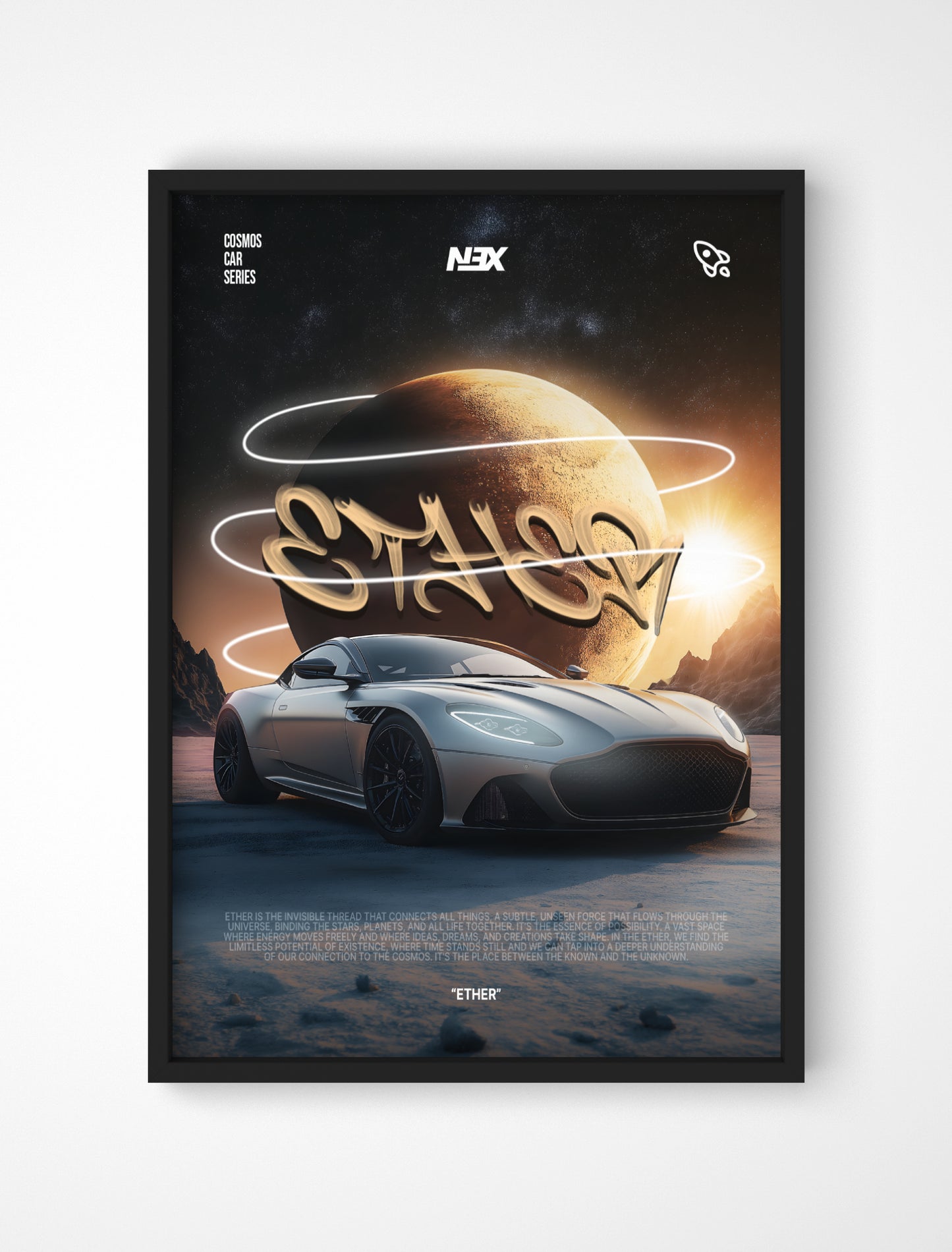 Plakat Aston Martin - "Ether"