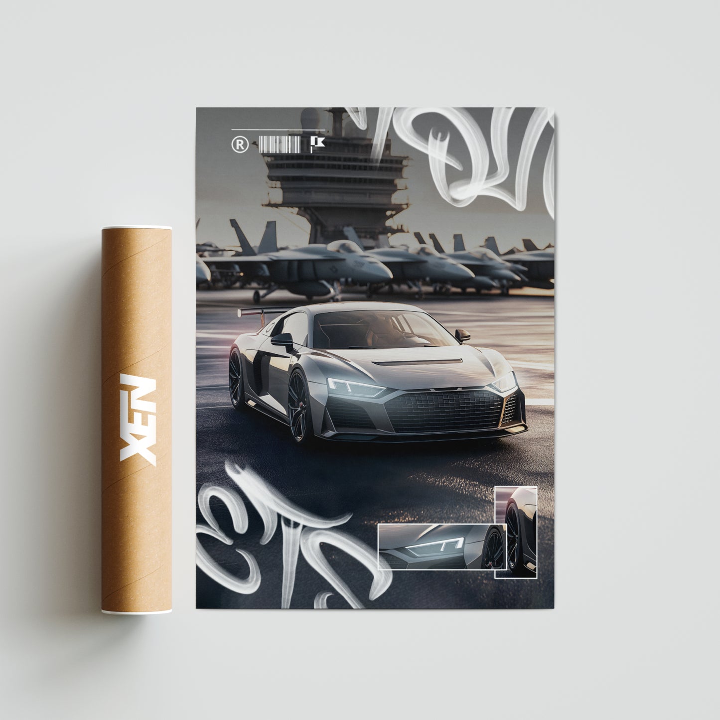 Plakat Audi R8 - "Jet"