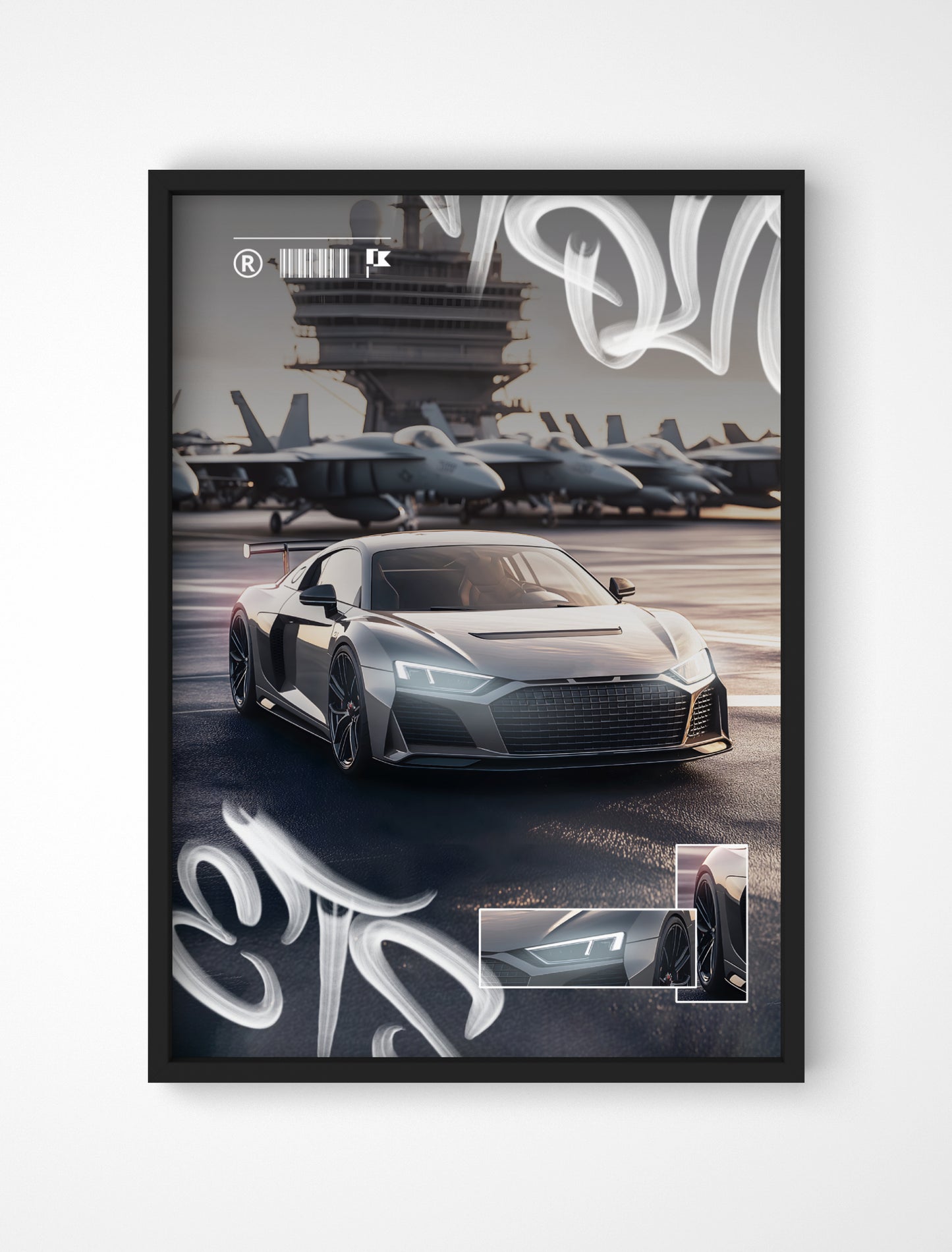 Plakat Audi R8 - "Jet"