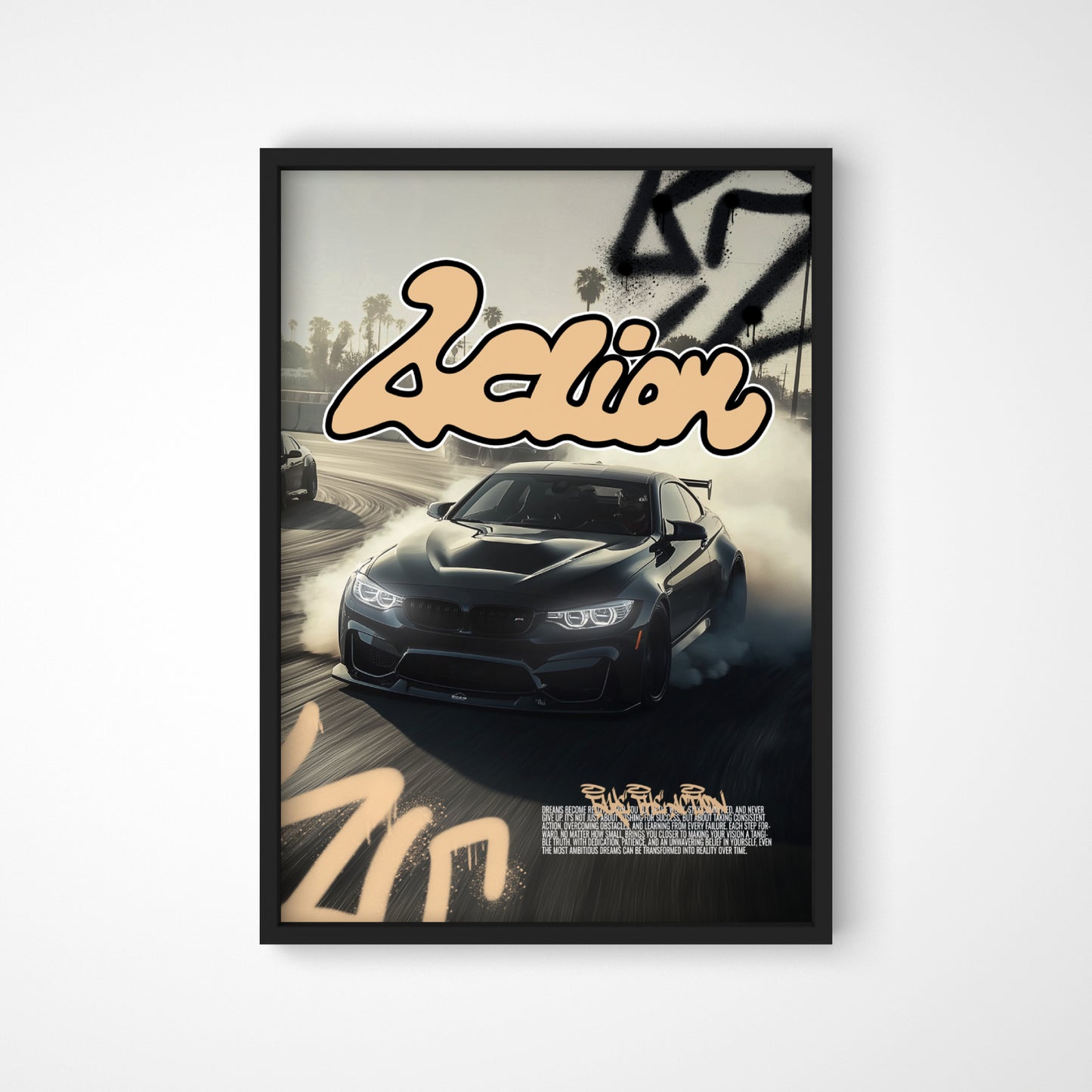 Plakat z Wybranym Samochodem PREMIUM