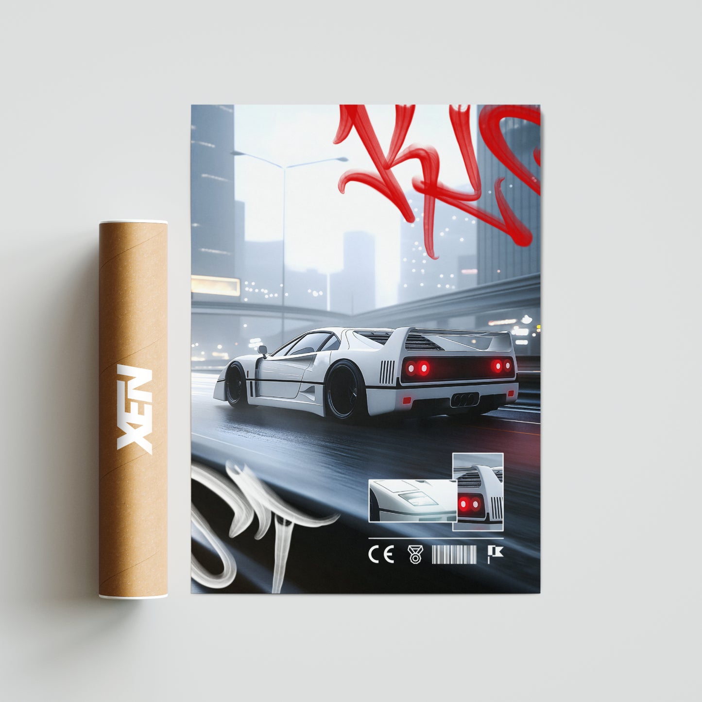 Plakat Ferrari F40