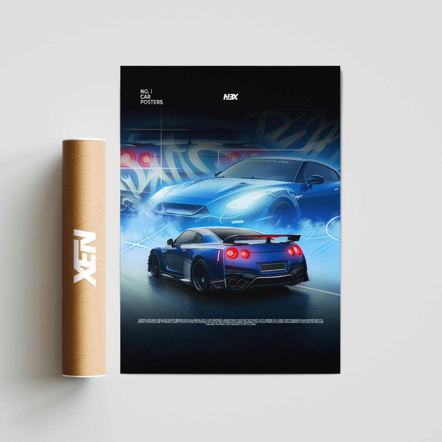 Plakat Nissan GT-R R-35