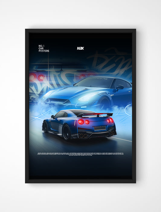 Plakat Nissan GT-R R-35
