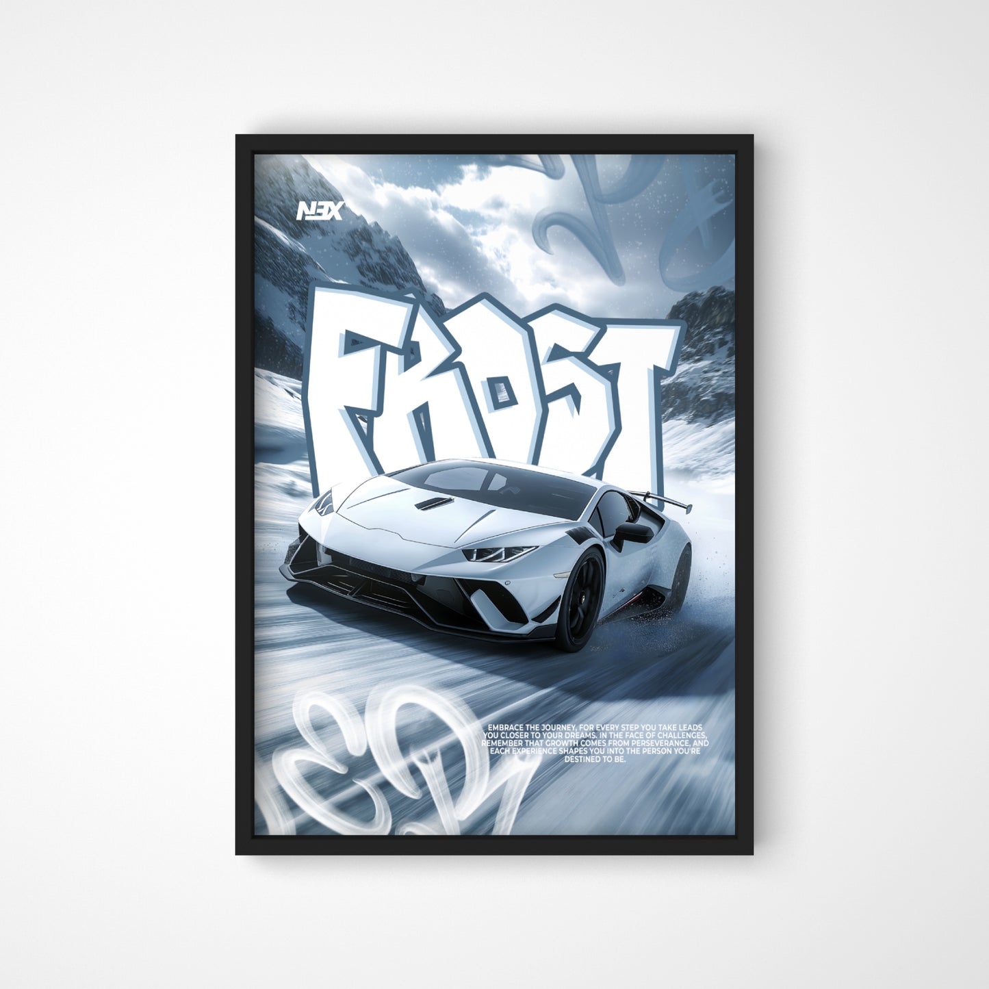 Plakat z Wybranym Samochodem PREMIUM