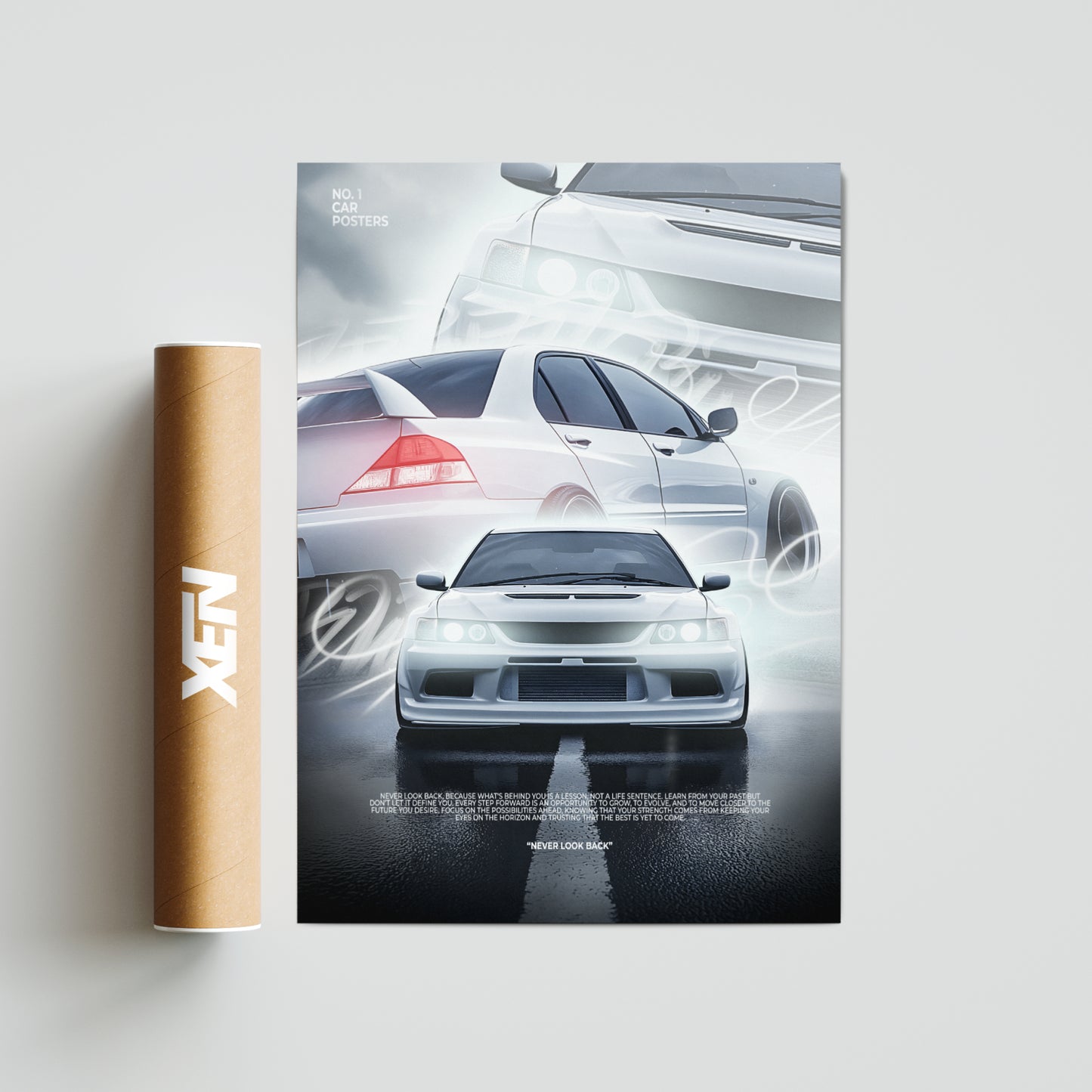 Plakat Mitsubishi Lancer IX