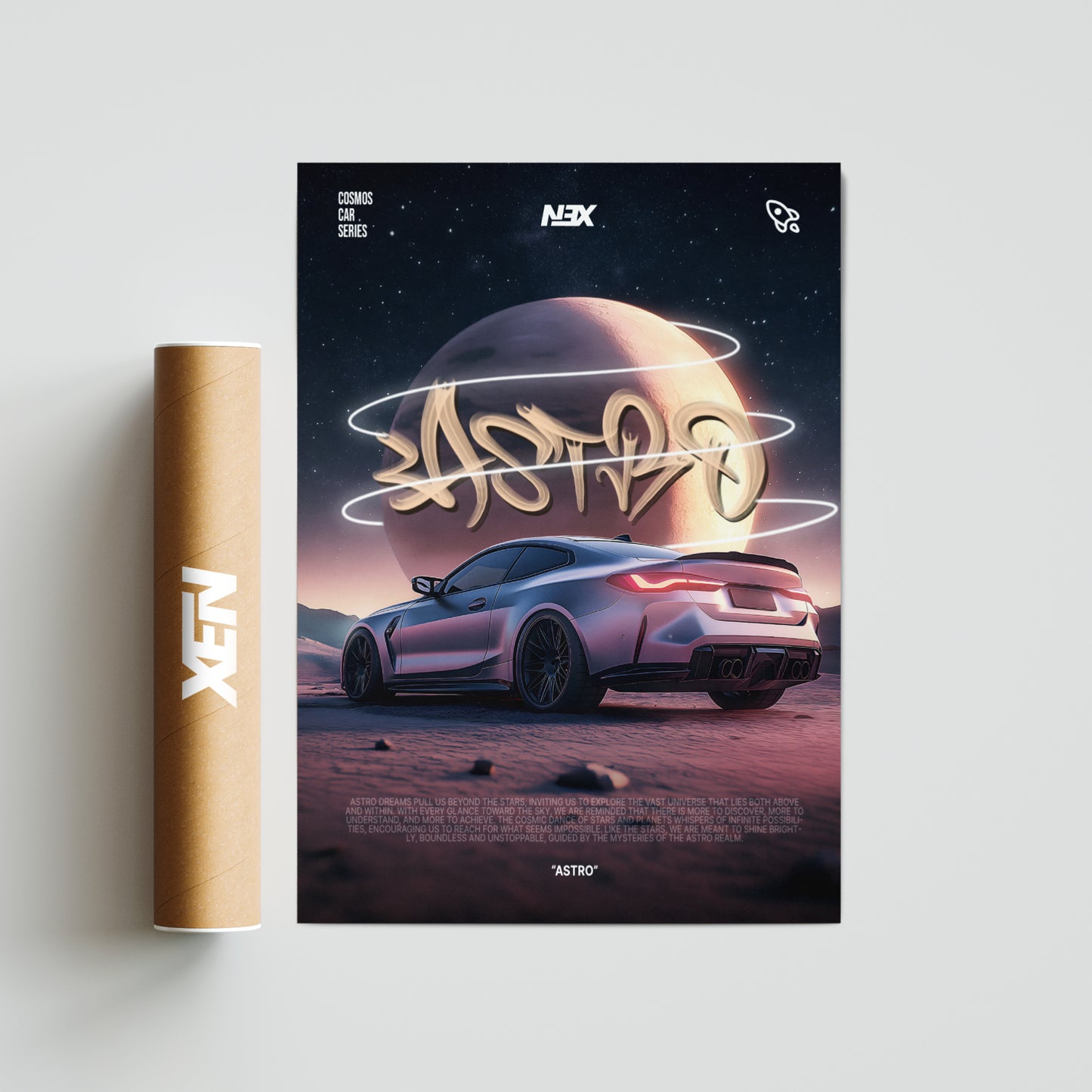 Plakat BMW M4 - "Astro"