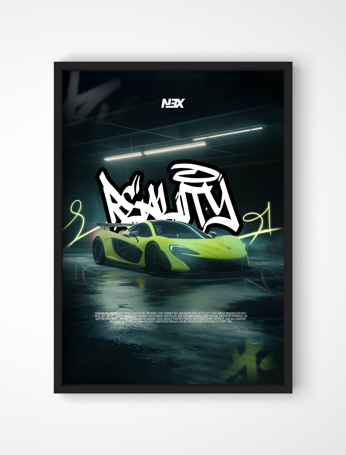Plakat McLaren - "Neon"
