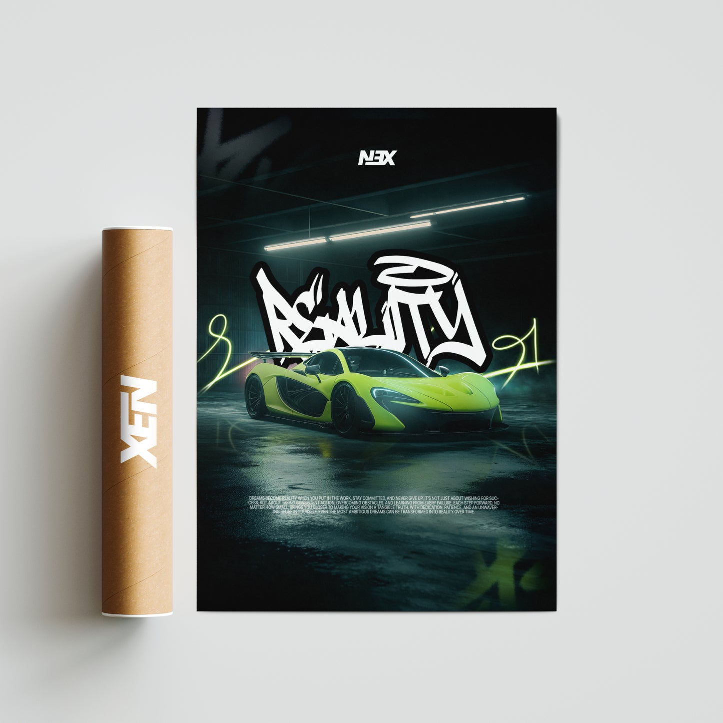 Plakat McLaren - "Neon"
