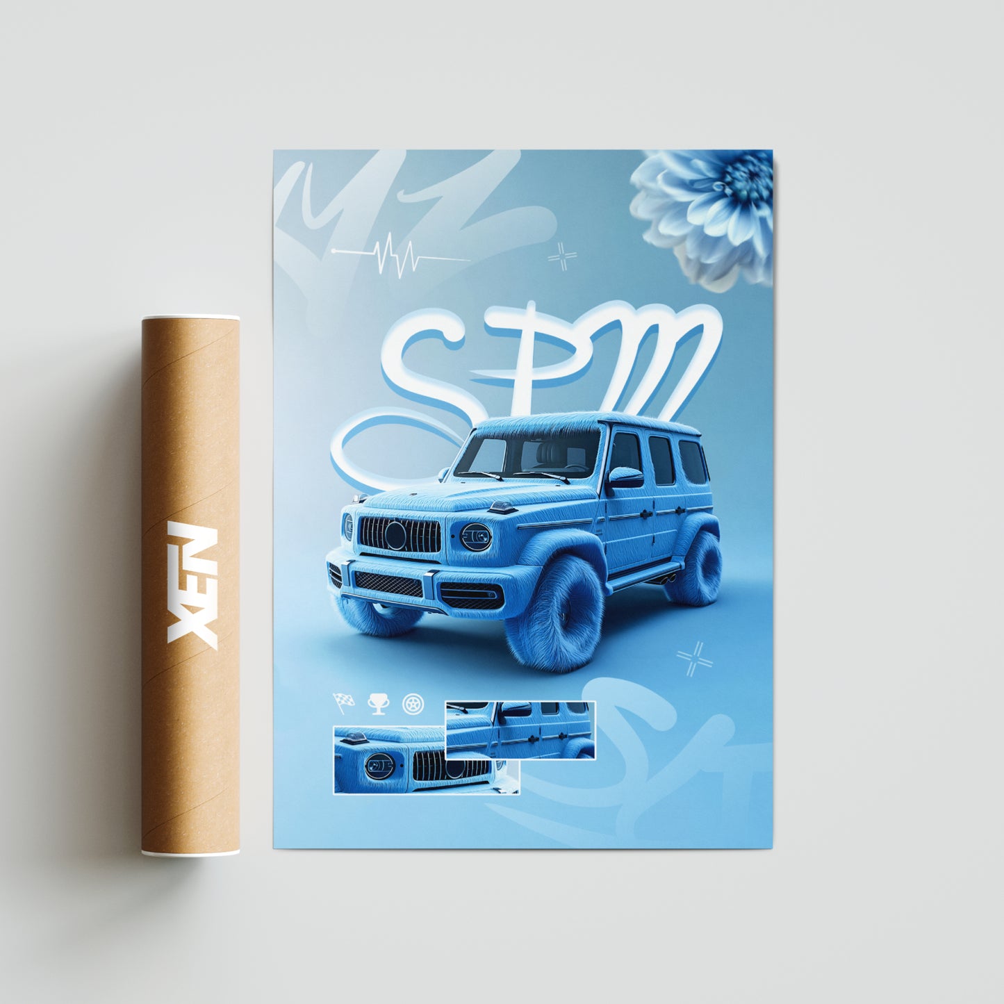 Plakat Mercedes G-Class - "Fur"