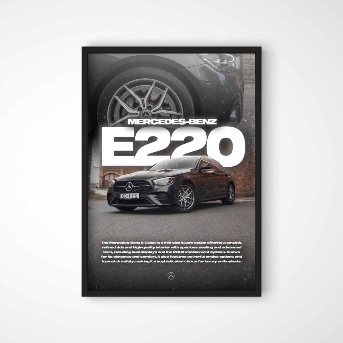 Plakat z Wybranym Samochodem "Zdjęcie" PREMIUM