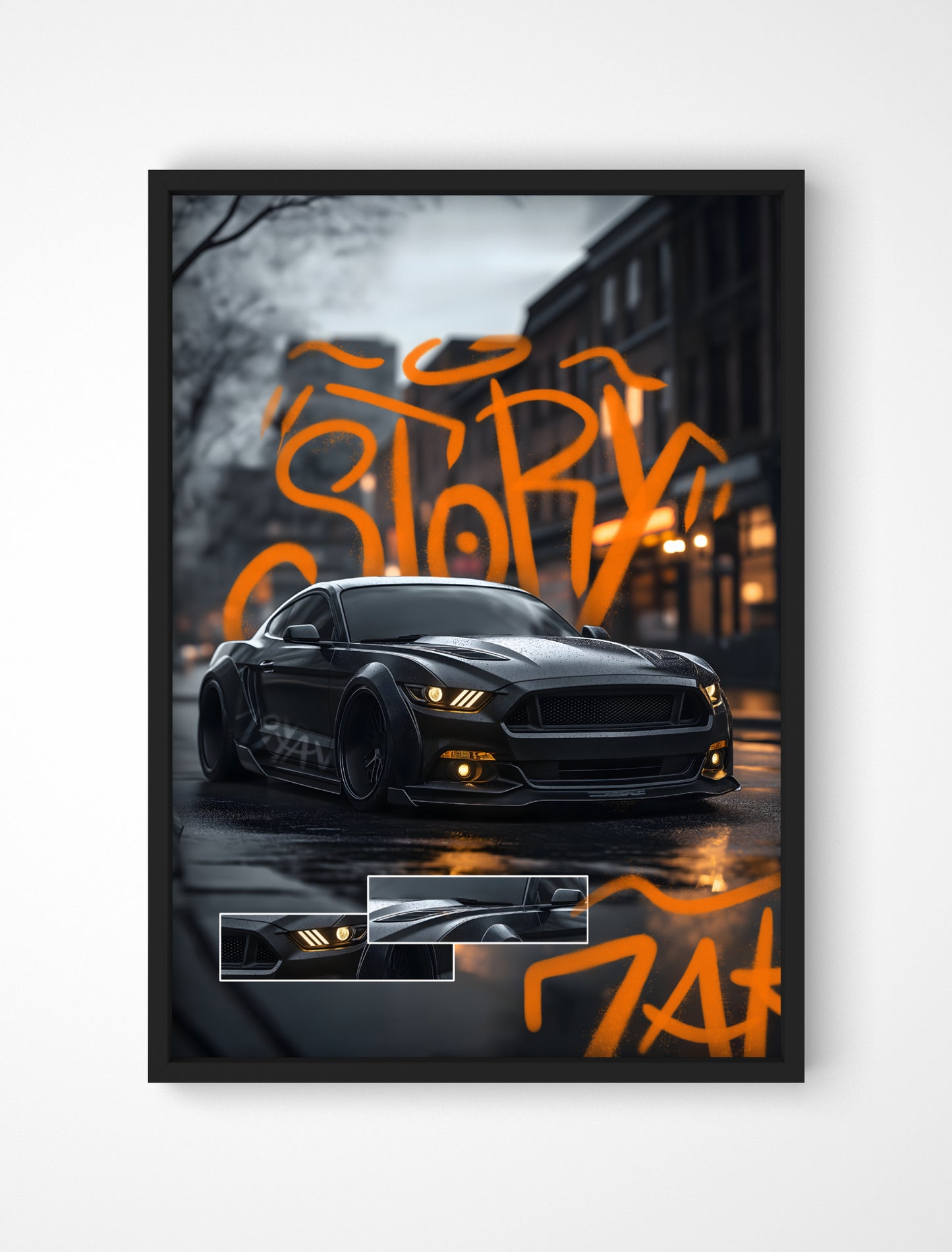 Plakat Ford Mustang - "Story"
