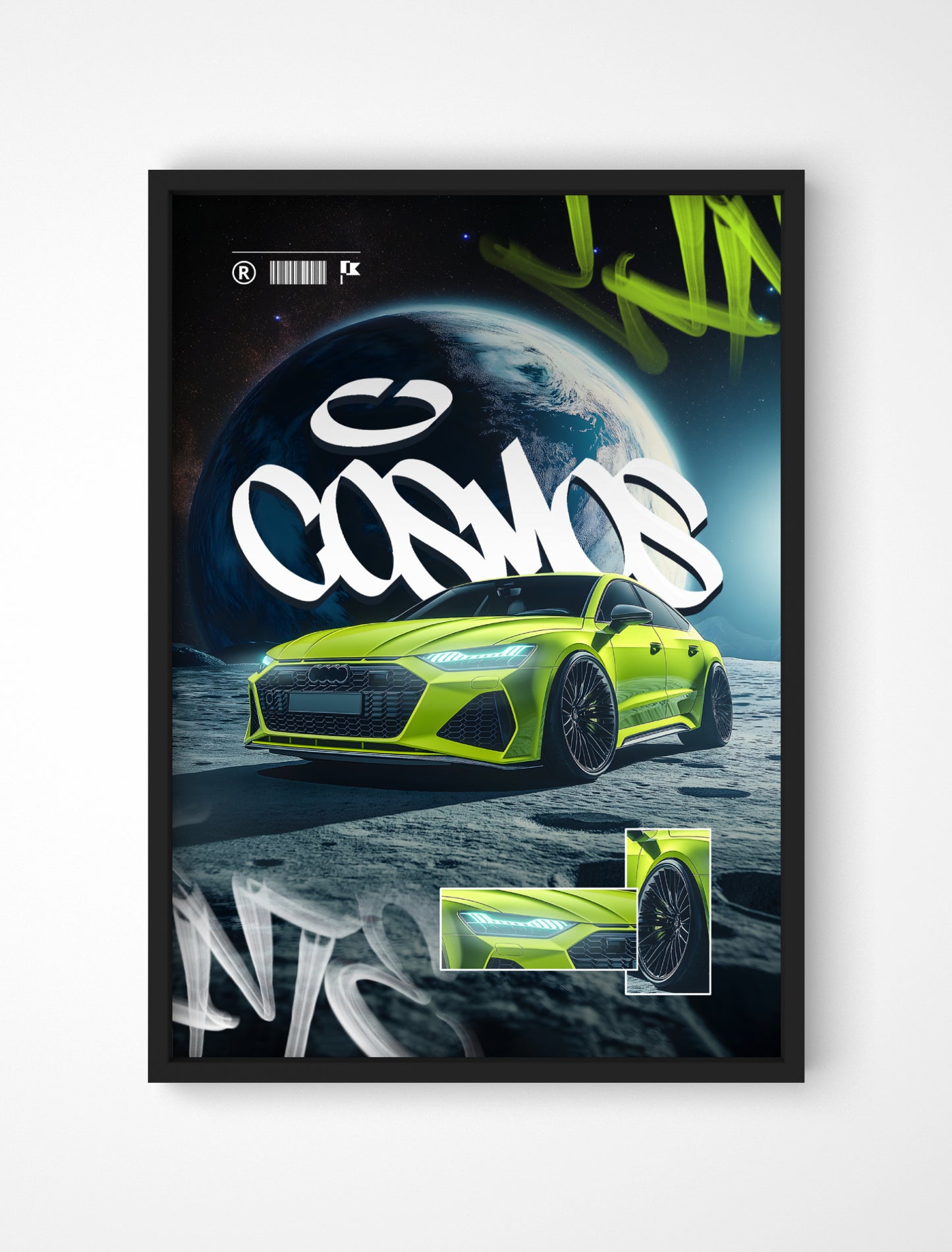 Plakat Audi RS7 - "Cosmos"