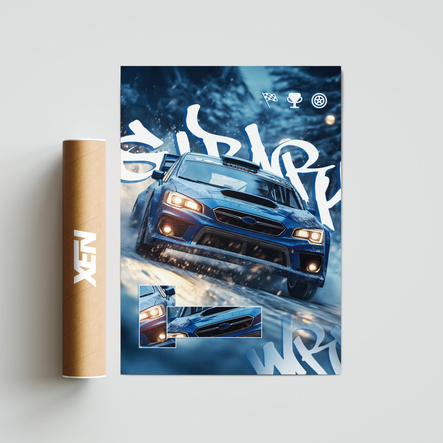 Plakat Subaru Impreza WRX
