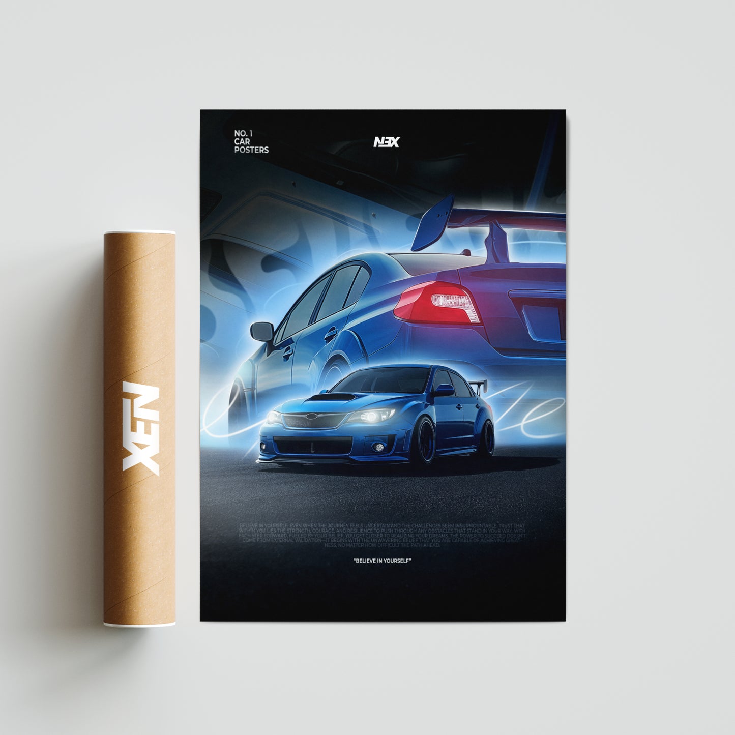Plakat Subaru Impreza WRX