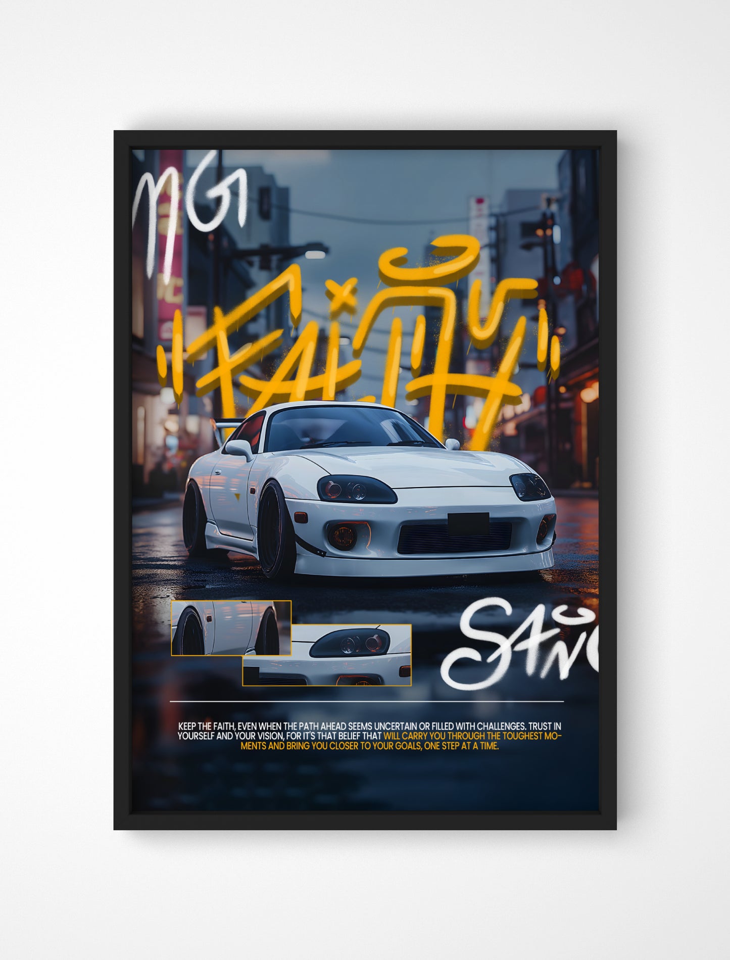 Plakat Toyota Supra MK4