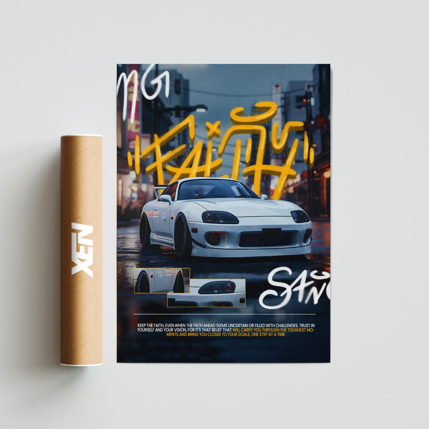 Plakat Toyota Supra MK4