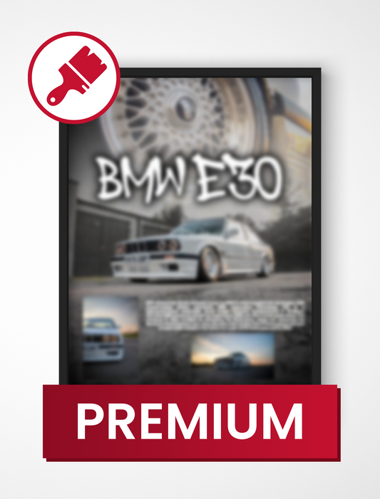 Plakat z Wybranym Samochodem "Zdjęcie" PREMIUM