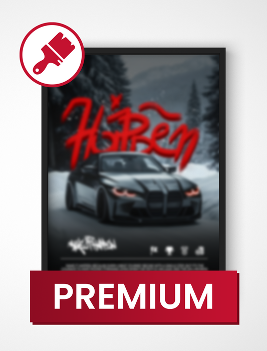 Plakat z Wybranym Samochodem PREMIUM