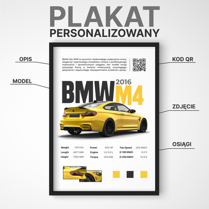 Plakat z Wybranym Samochodem "Gazetka"