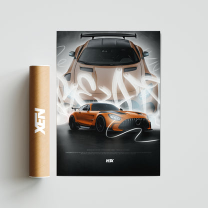 Plakat Mercedes AMG GT