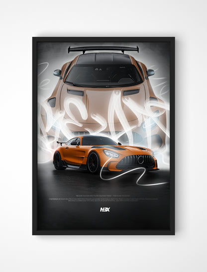Plakat Mercedes AMG GT