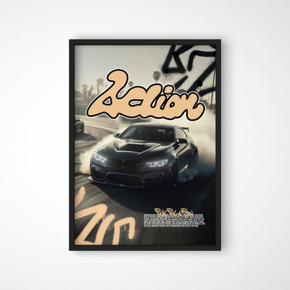 Plakat z Wybranym Samochodem PREMIUM