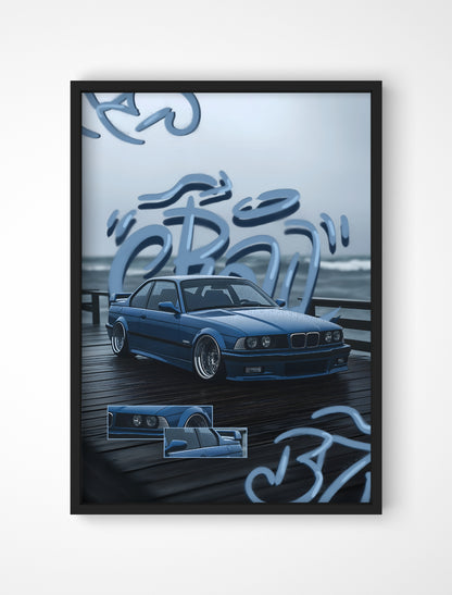Plakat BMW E36