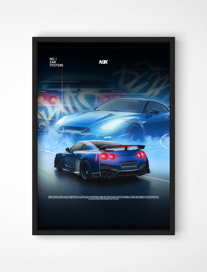 Plakat Nissan GT-R R-35