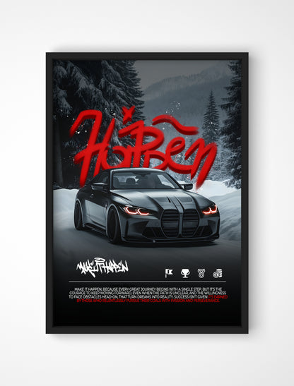 Plakat BMW M4