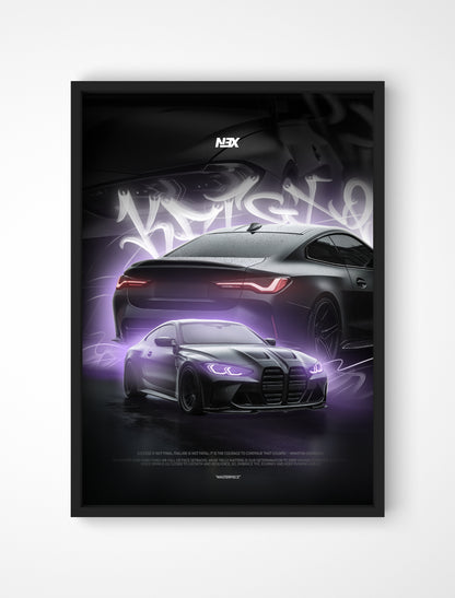 Plakat BMW M4
