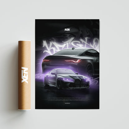 Plakat BMW M4