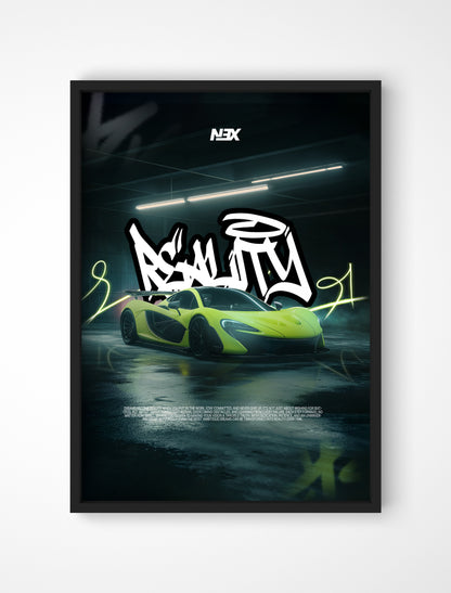 Plakat McLaren - "Neon"
