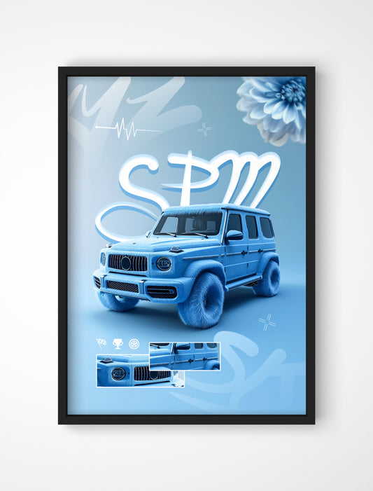 Plakat Mercedes G-Class - "Fur"