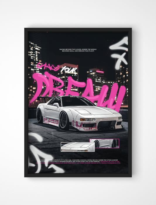Plakat Honda NSX - "Dream"