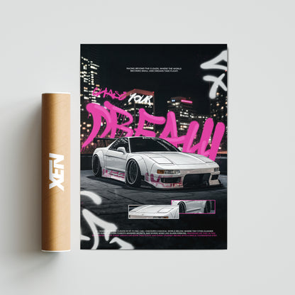Plakat Honda NSX - "Dream"