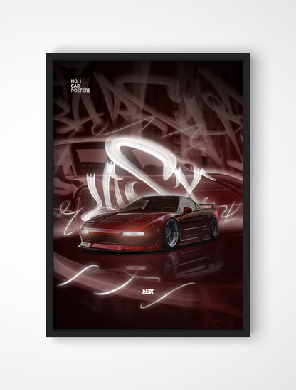 Plakat Honda NSX