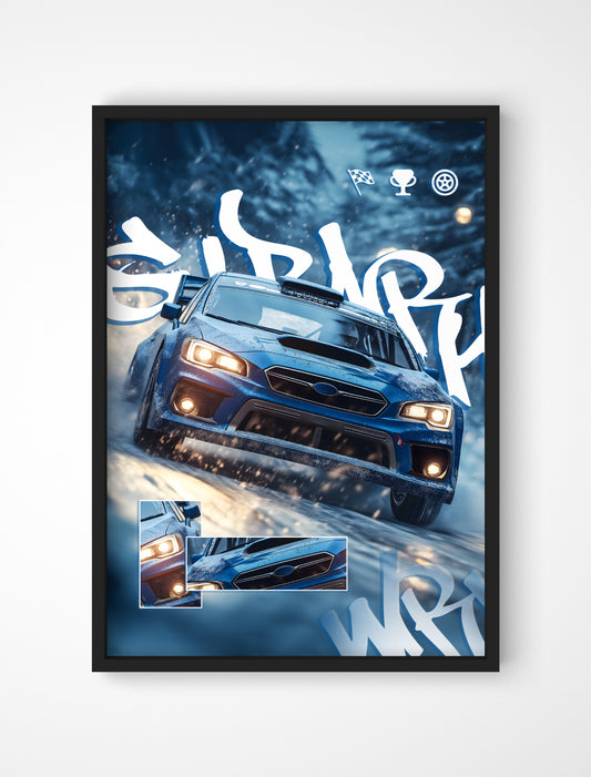 Plakat Subaru Impreza WRX