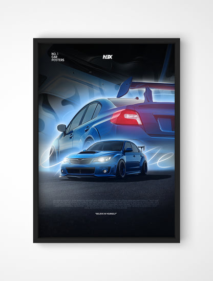 Plakat Subaru Impreza WRX