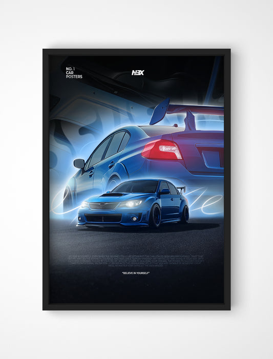 Plakat Subaru Impreza WRX