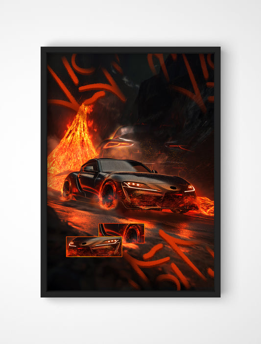 Plakat Toyota Supra MK4